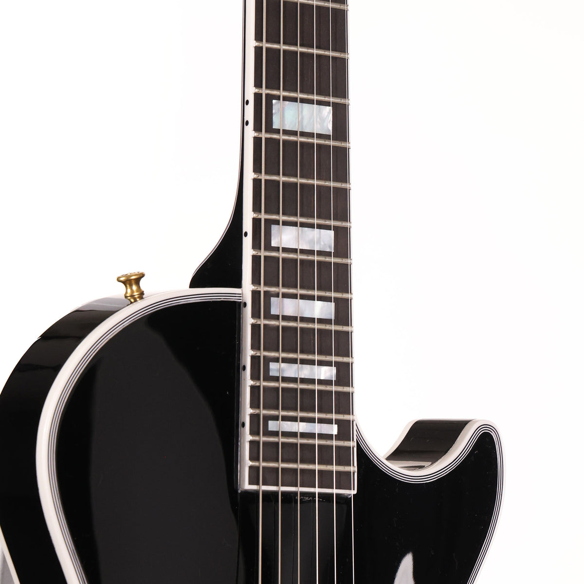 Gibson Custom Shop Les Paul Custom Made 2 Measure Single-Pickup Ebony Gloss — 7