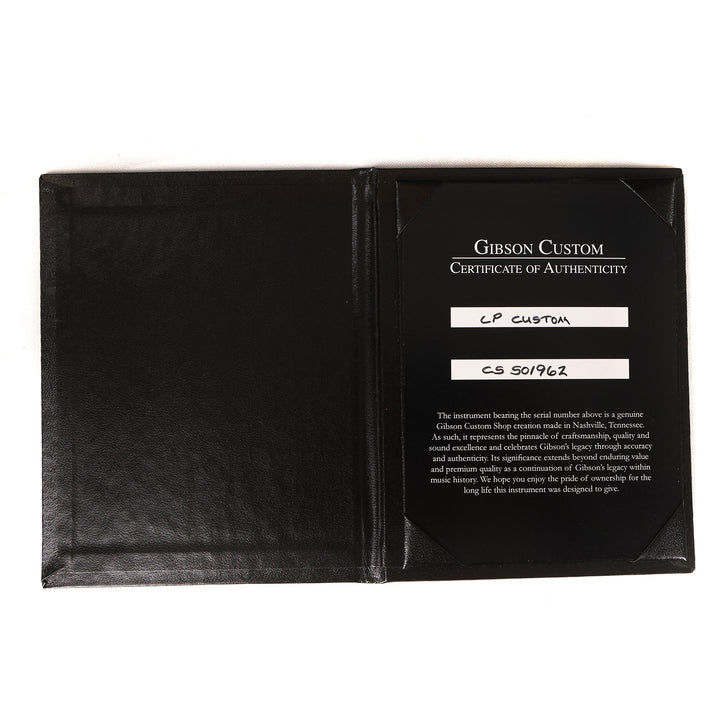 Gibson Custom Shop Les Paul Custom Made 2 Measure Single-Pickup Wine Red