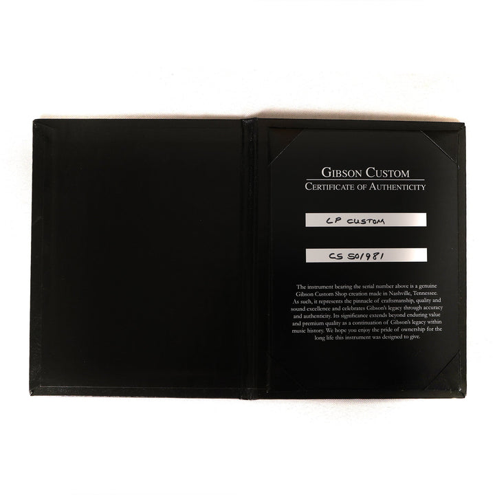 Gibson Custom Shop Les Paul Custom Made 2 Measure Antique Silverburst Single-Pickup