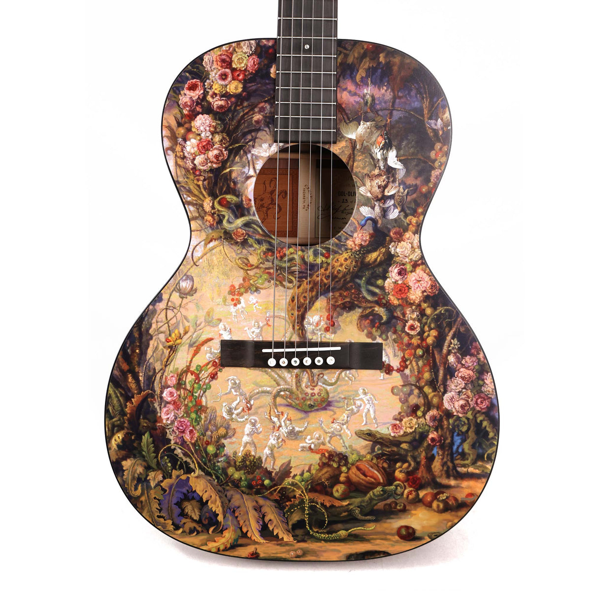 Martin 00L Oliver Acoustic Guitar with Julie Heffernan Artwork — 1