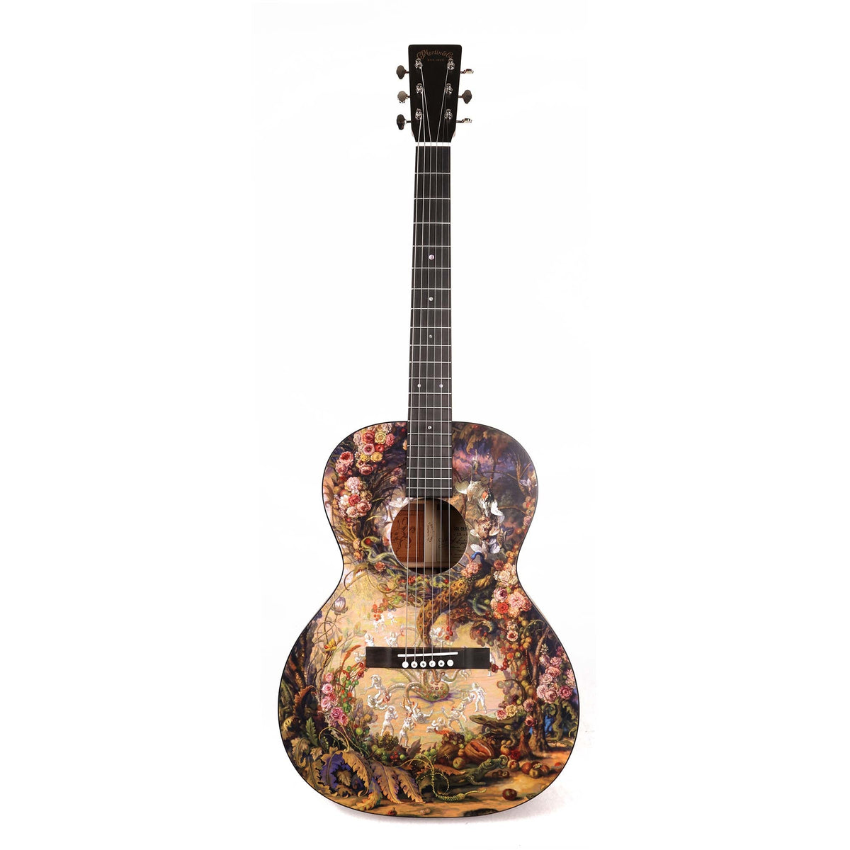 Martin 00L Oliver Acoustic Guitar with Julie Heffernan Artwork — 2