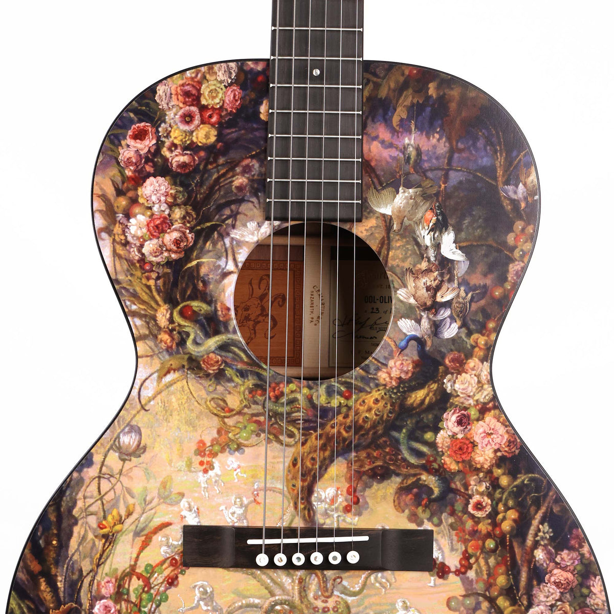 Martin 00L Oliver Acoustic Guitar with Julie Heffernan Artwork — 4