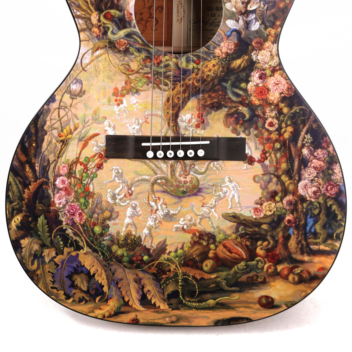 Martin 00L Oliver Acoustic Guitar with Julie Heffernan Artwork — 5