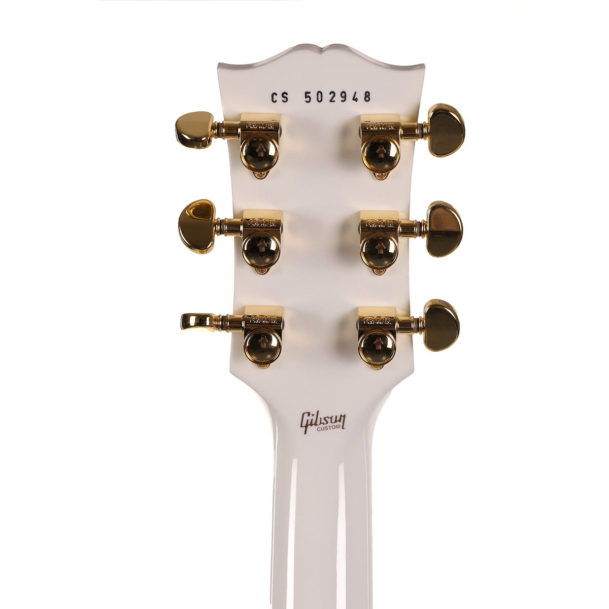 Gibson Custom Shop Les Paul Custom Made 2 Measure Alpine White with EMGs — 7
