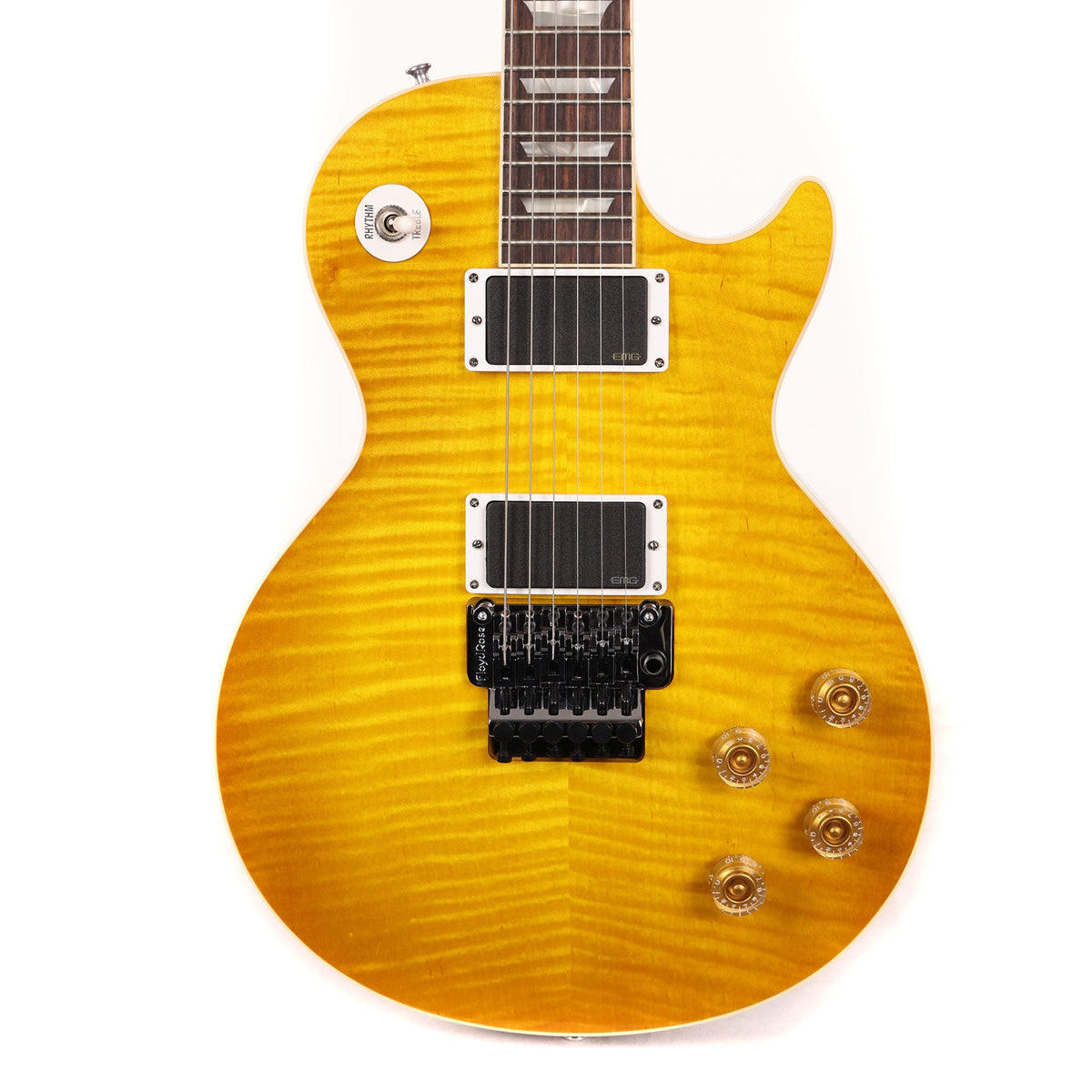 Gibson Custom Shop Les Paul Axcess Standard Made 2 Measure Lemon Burst EMGs — 1