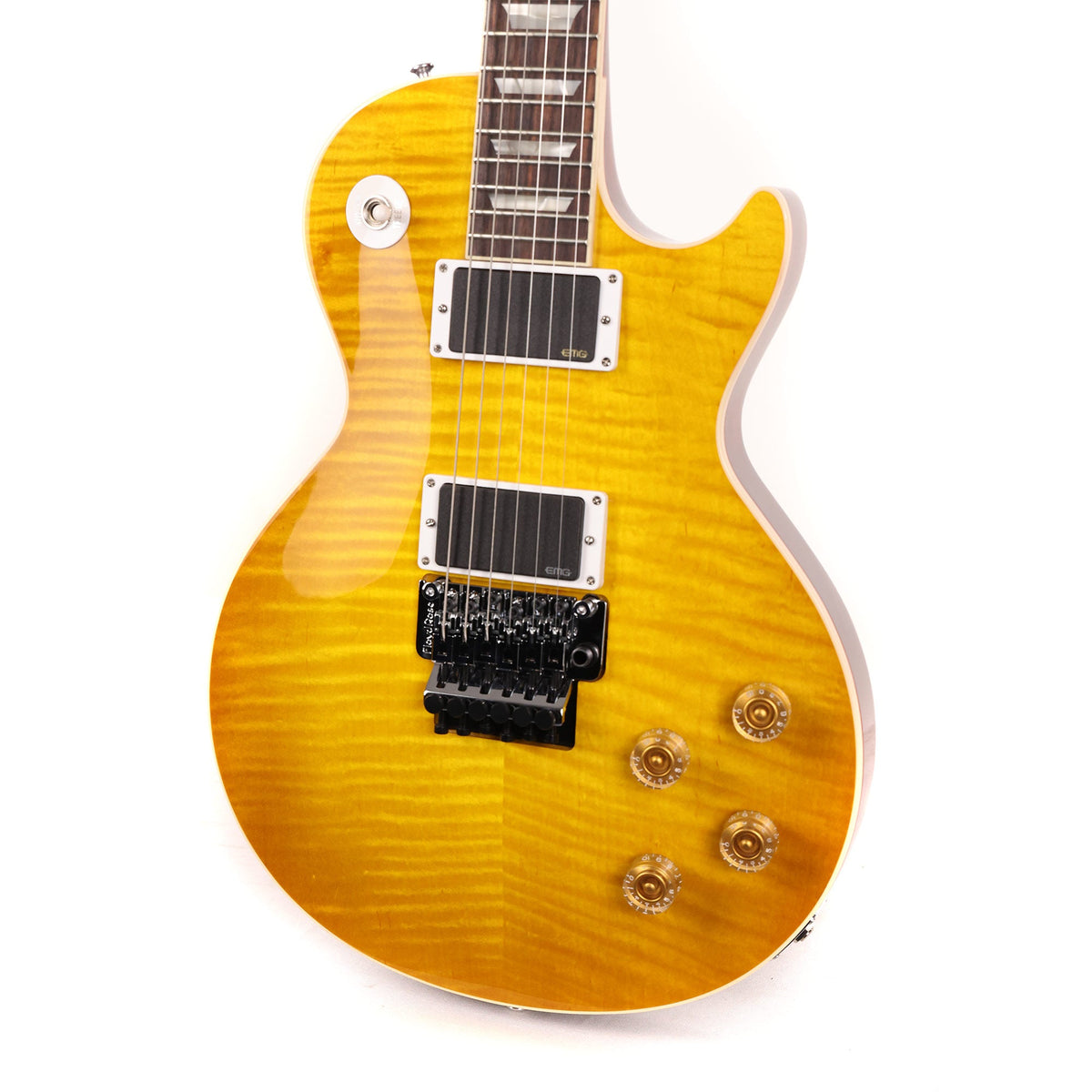 Gibson Custom Shop Les Paul Axcess Standard Made 2 Measure Lemon Burst EMGs — 5