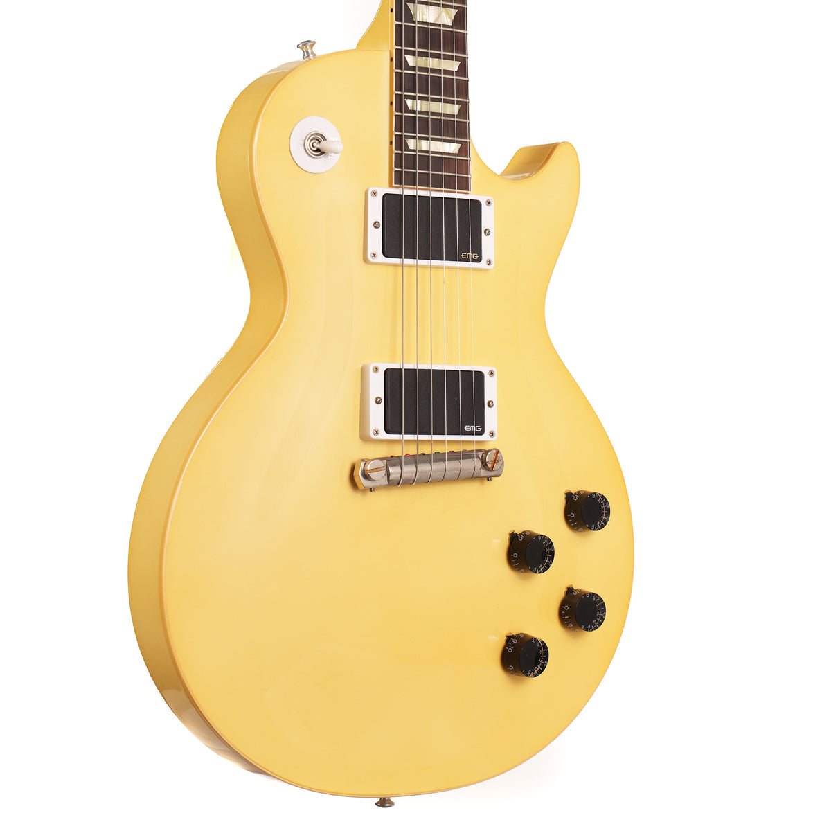 Gibson Custom Shop '54 Les Paul Made 2 Measure Heavy Antique White with EMGs 2025 — 1