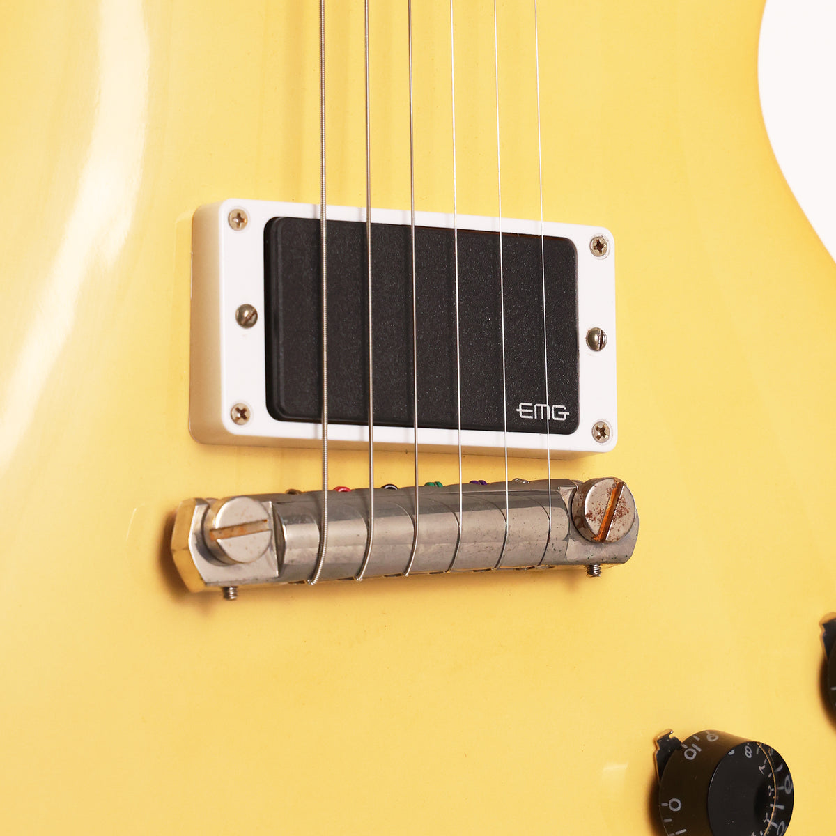 Gibson Custom Shop '54 Les Paul Made 2 Measure Heavy Antique White with EMGs 2025 — 6
