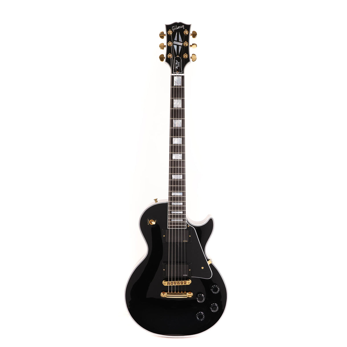 Gibson Custom Shop Les Paul Custom Made 2 Measure Ebony with EMGs — 3