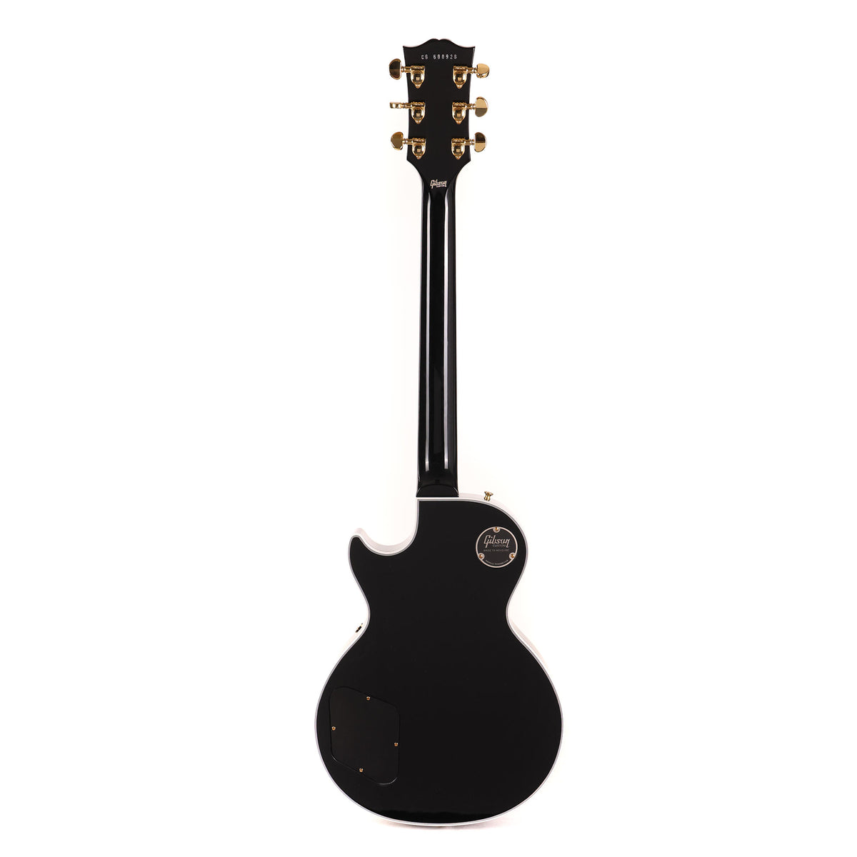 Gibson Custom Shop Les Paul Custom Made 2 Measure Ebony with EMGs — 4