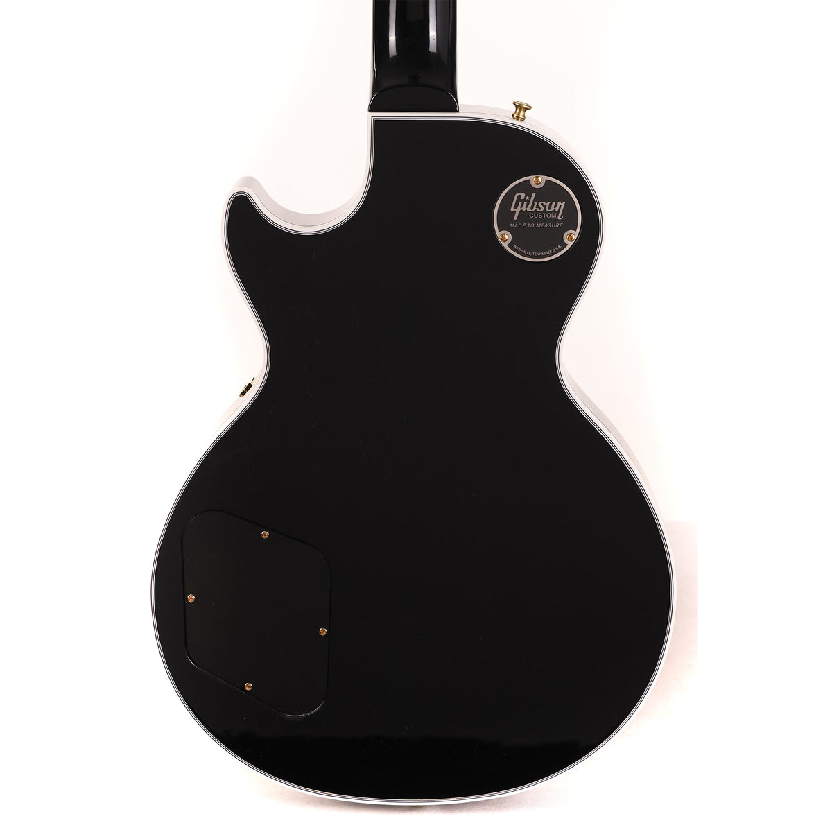 Gibson Custom Shop Les Paul Custom Made 2 Measure Ebony with EMGs — 6