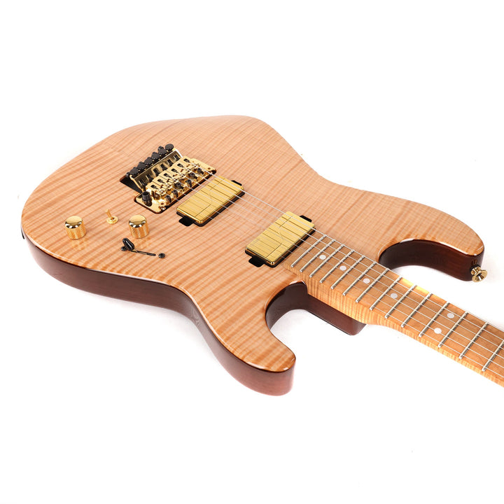 66567 Charvel Custom Shop San Dimas Flame Maple and Roasted Ash Transparent ...