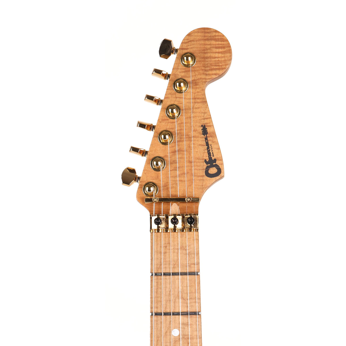 Charvel Custom Shop San Dimas Flame Maple and Roasted Ash Transparent Natural — 8