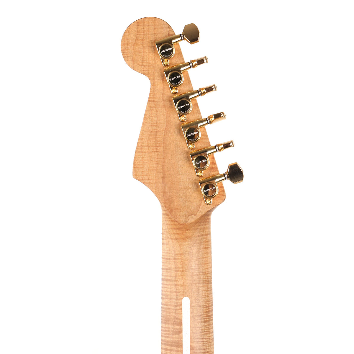 Charvel Custom Shop San Dimas Flame Maple and Roasted Ash Transparent Natural — 9