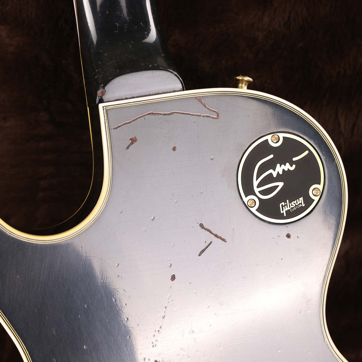 Gibson Custom Shop Eric Clapton 1958 Les Paul Custom Murphy Lab Aged Ebony — 10