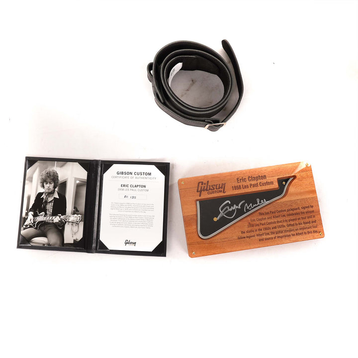 Gibson Custom Shop Eric Clapton 1958 Les Paul Custom Murphy Lab Aged Ebony