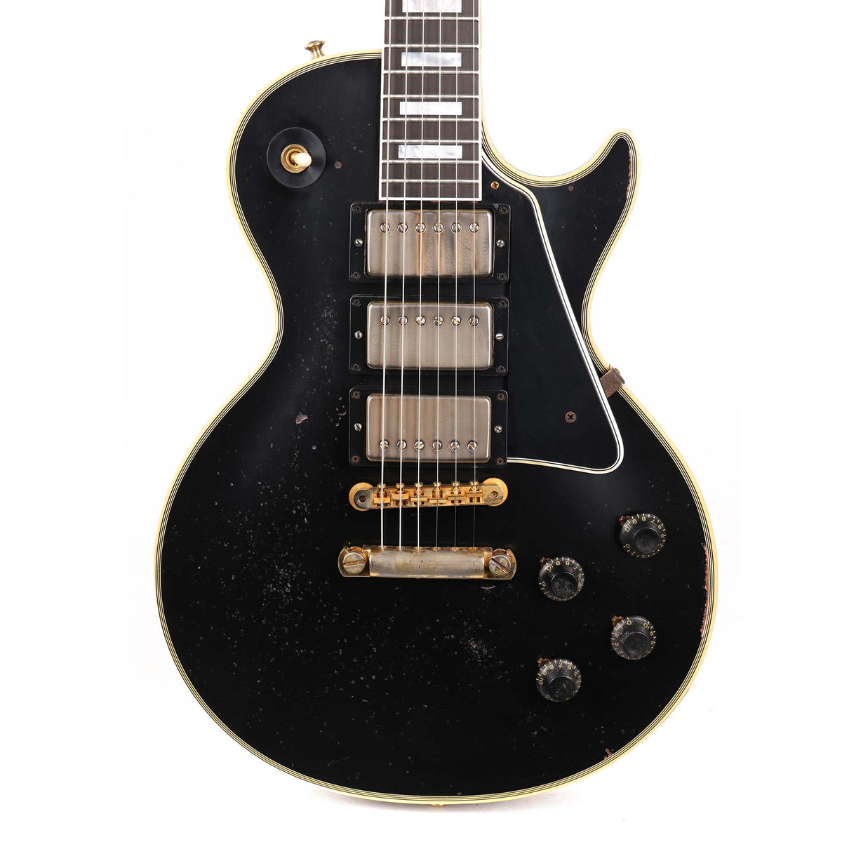 Gibson Custom Shop Eric Clapton 1958 Les Paul Custom Murphy Lab Aged Ebony — 1
