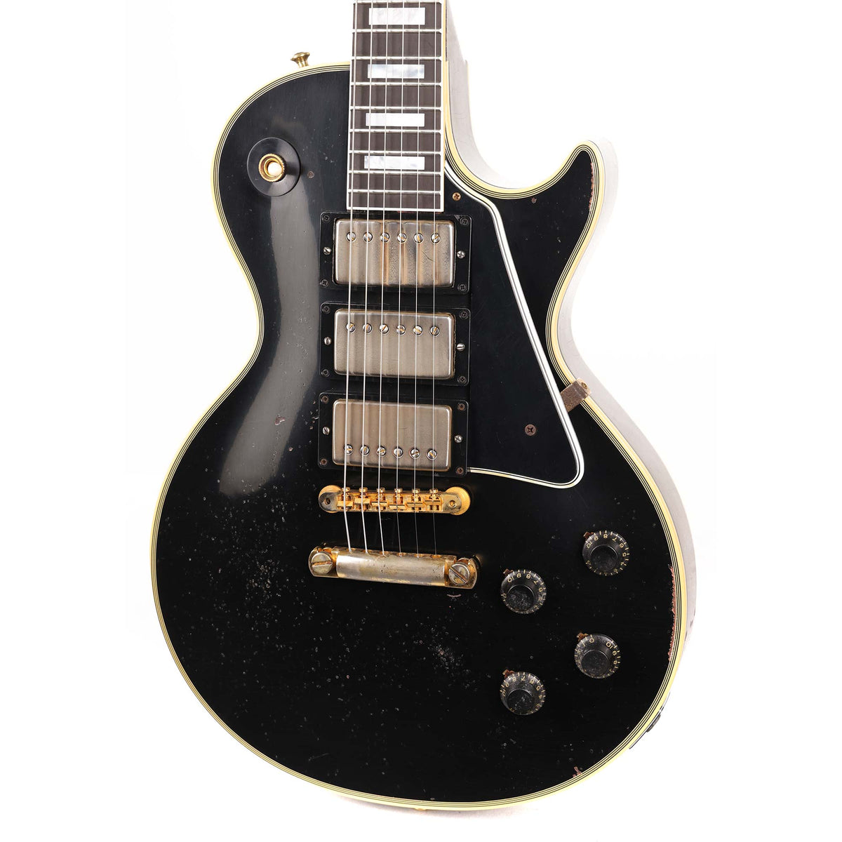 Gibson Custom Shop Eric Clapton 1958 Les Paul Custom Murphy Lab Aged Ebony — 4