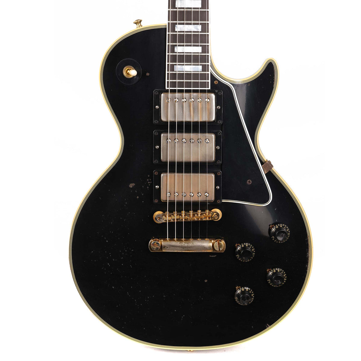 Gibson Custom Shop Eric Clapton 1958 Les Paul Custom Murphy Lab Aged Ebony — 1