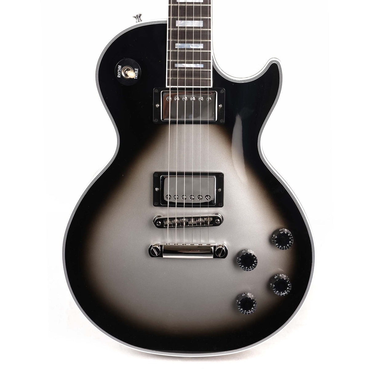 Gibson Custom Shop Les Paul Custom Made 2 Measure Gloss Silverburst & Maple Neck 2025 — 1