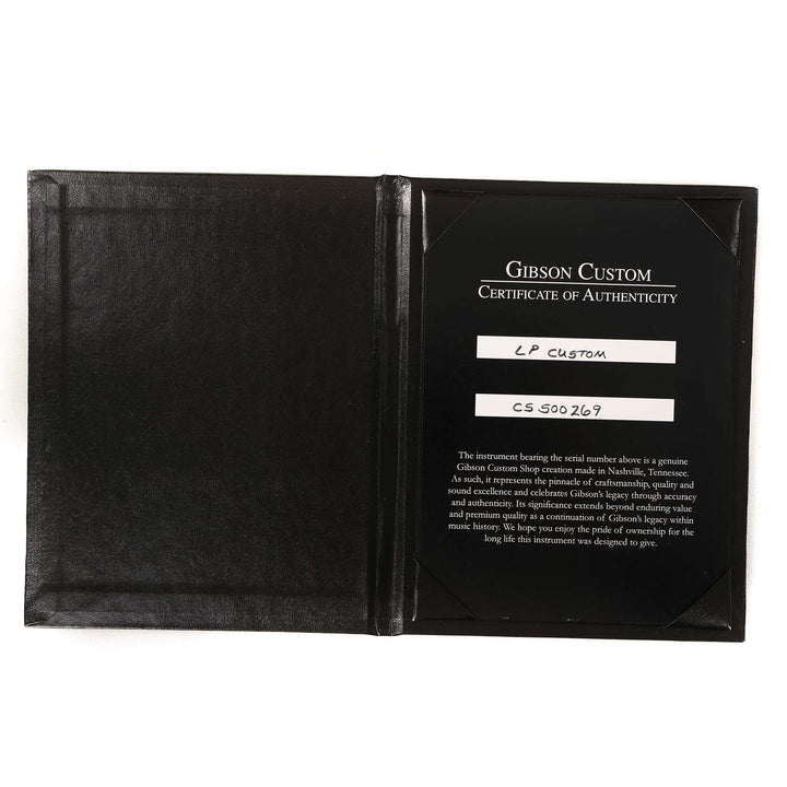 Gibson Custom Shop Les Paul Custom Made 2 Measure Gloss Silverburst & Maple Neck 2025