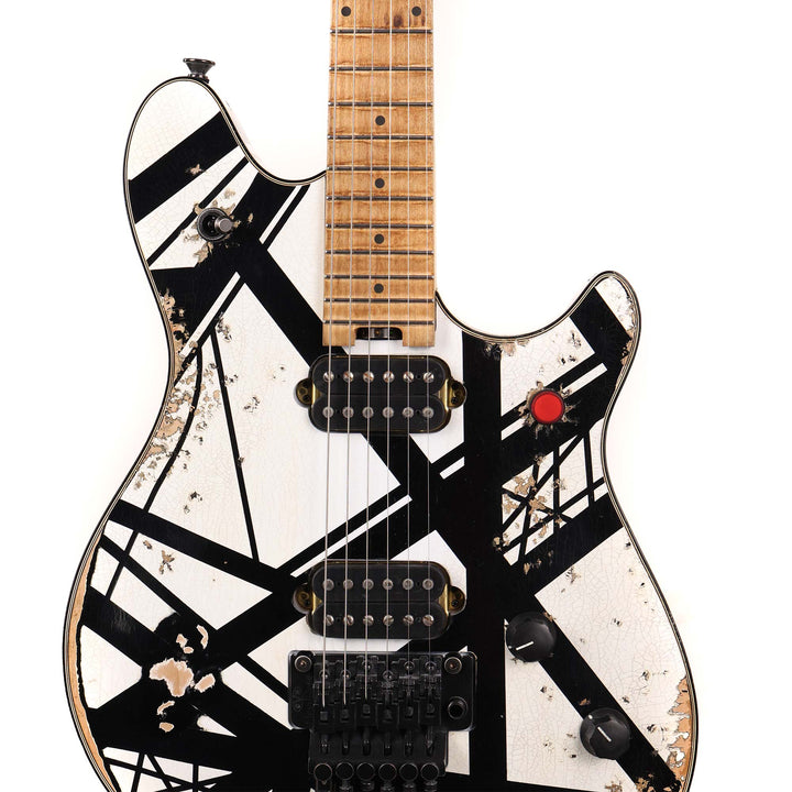 EVH Custom Shop Wolfgang Special Edition Relic Black and White Stripes