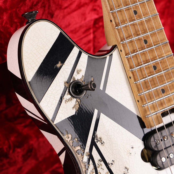 EVH Custom Shop Wolfgang Special Edition Relic Black and White Stripes