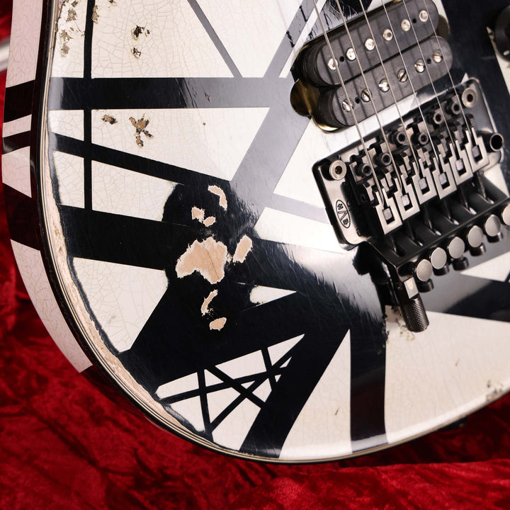 EVH Custom Shop Wolfgang Special Edition Relic Black and White Stripes