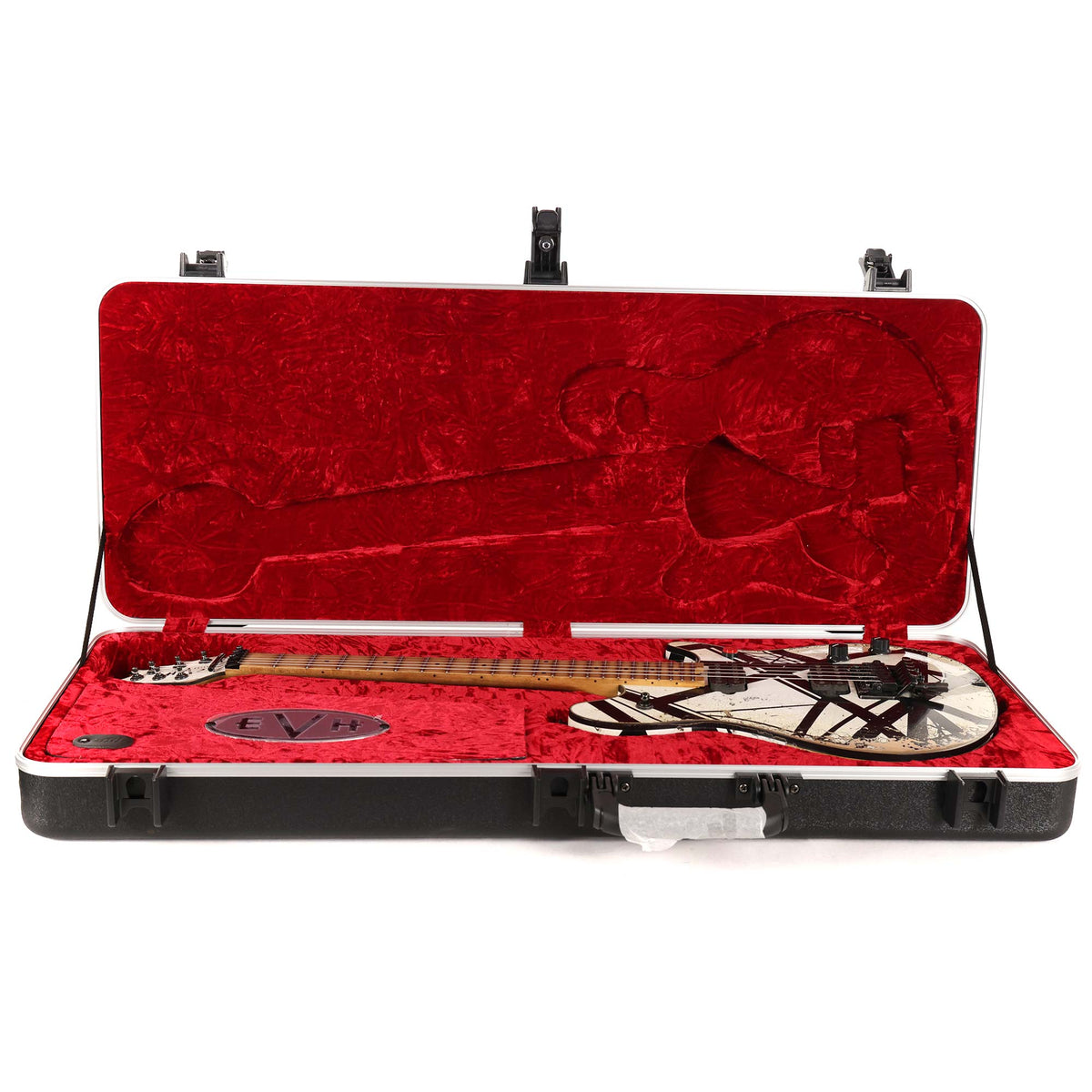 EVH Custom Shop Wolfgang Special Edition Relic Black and White Stripes — 16