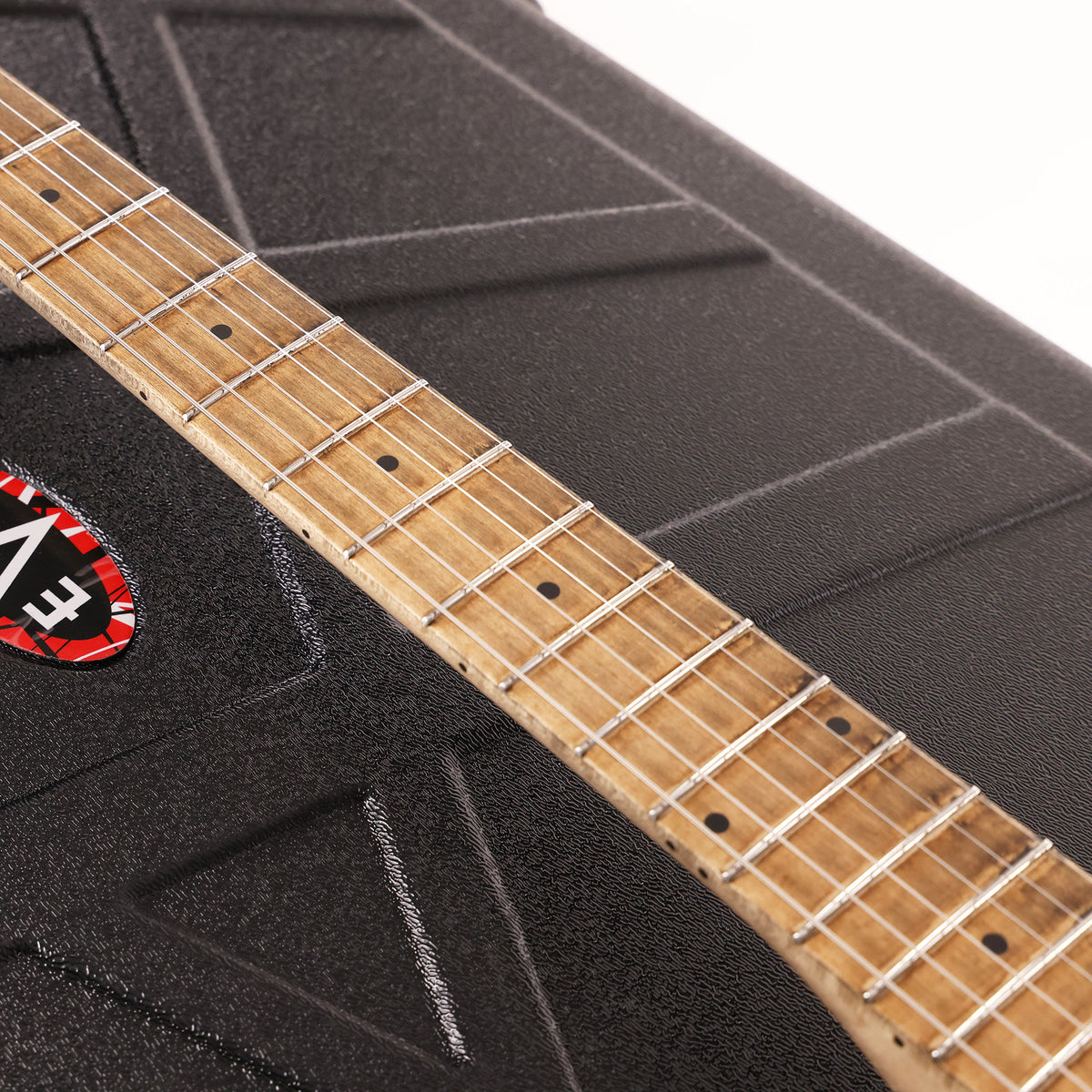 EVH Custom Shop Wolfgang Special Edition Relic Black and White Stripes — 12