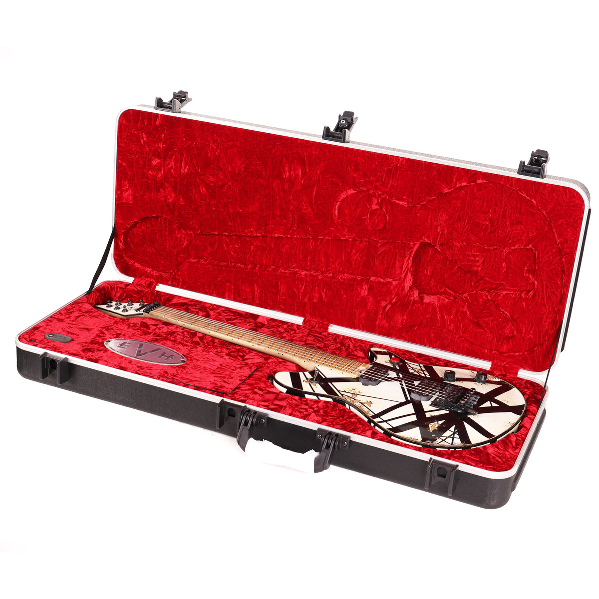 EVH Custom Shop Wolfgang Special Edition Relic Black and White Stripes — 15
