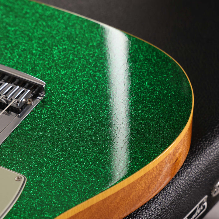 Fender Custom Shop Dual Stack HS Telecaster Green Sparkle Closet Classic