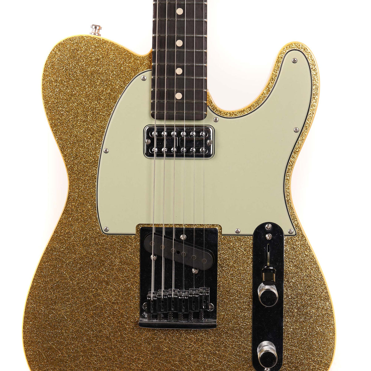 Fender Custom Shop Dual Stack HS Telecaster Closet Classic Gold Sparkle — 4