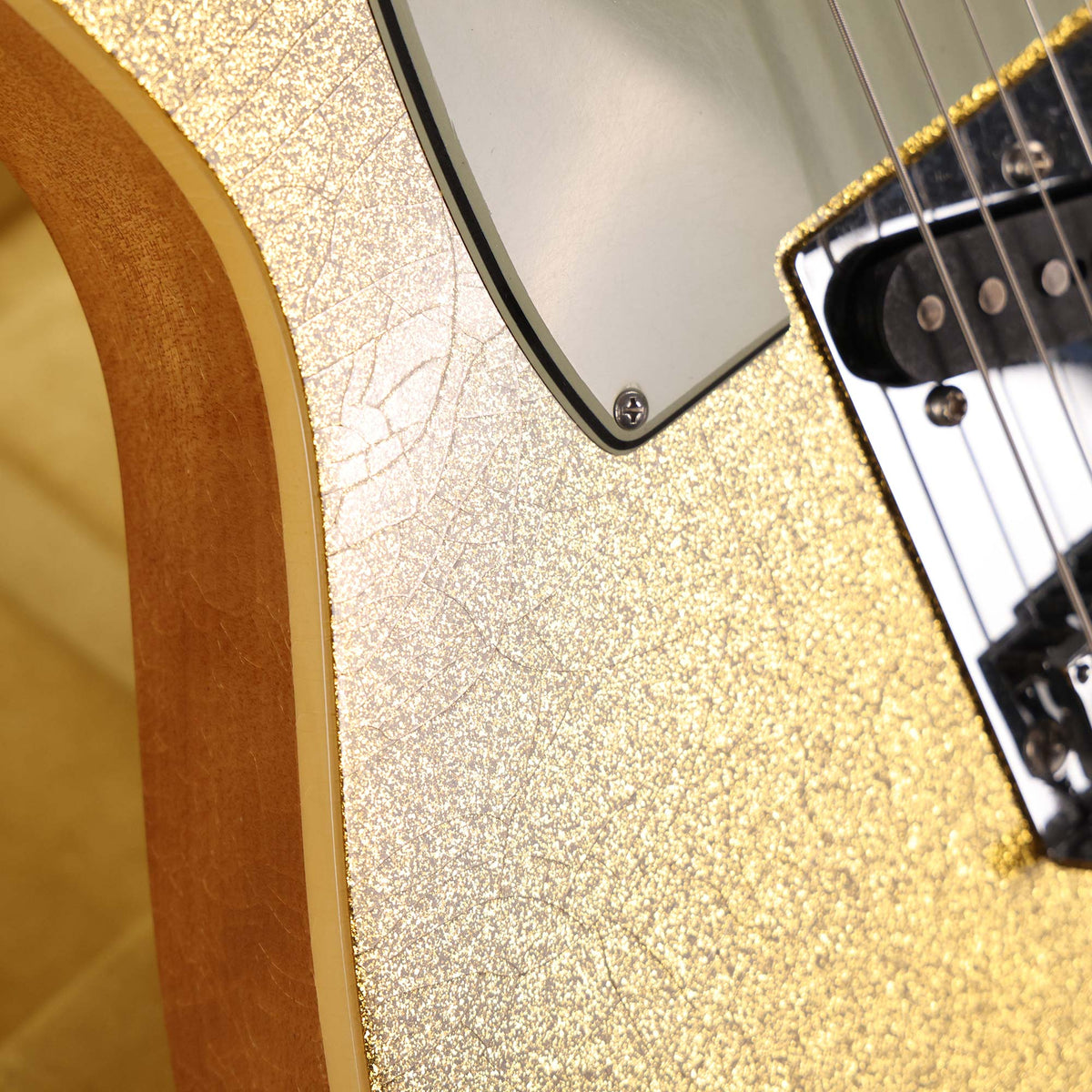 Fender Custom Shop Dual Stack HS Telecaster Closet Classic Gold Sparkle — 7