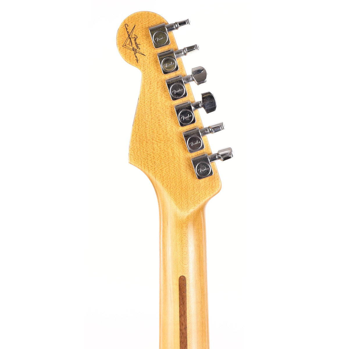 Fender Custom Shop Custom Deluxe HSS Stratocaster Relic Aged Fiesta Red — 7