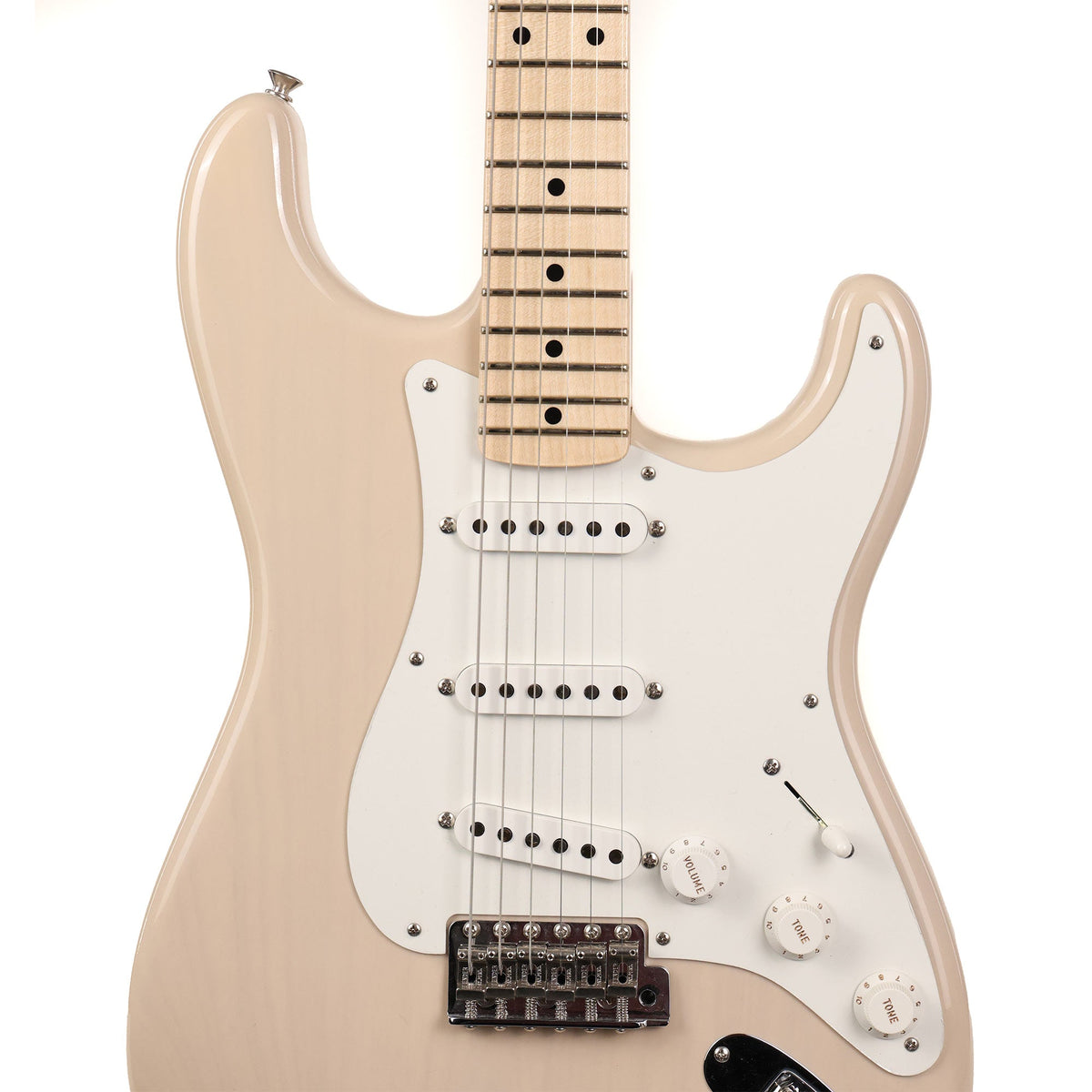 Fender Custom Shop Limited Edition Compound Radius 1958 Stratocaster Aged Dirty White Blonde — 4