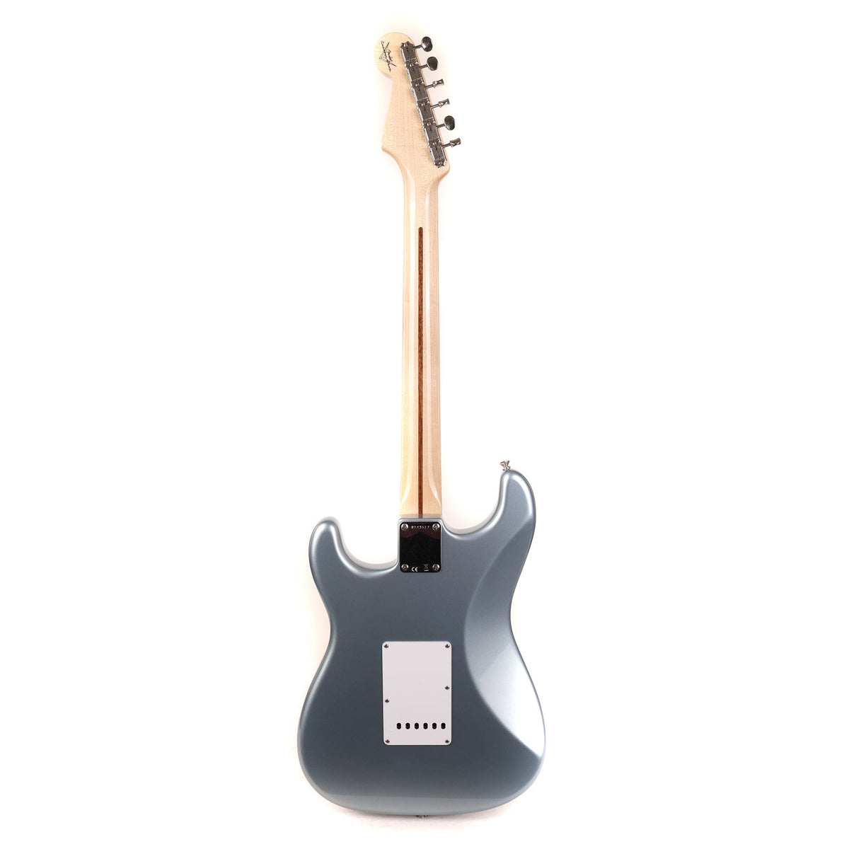 Fender Custom Shop Limited Edition Compound Radius 1958 Stratocaster Aged Ice Blue Metallic — 3