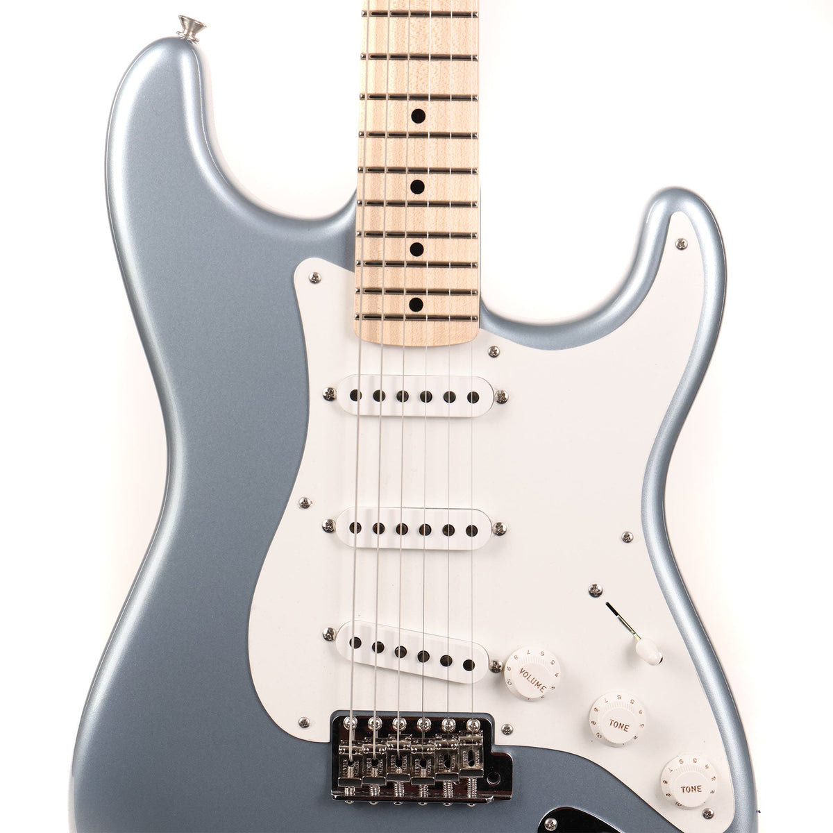 Fender Custom Shop Limited Edition Compound Radius 1958 Stratocaster Aged Ice Blue Metallic — 4