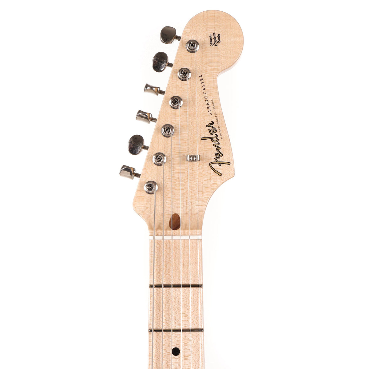 Fender Custom Shop Limited Edition Compound Radius 1958 Stratocaster Aged Ice Blue Metallic — 6