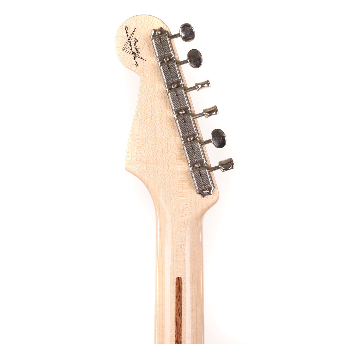 Fender Custom Shop Limited Edition Compound Radius 1958 Stratocaster Aged Ice Blue Metallic — 7