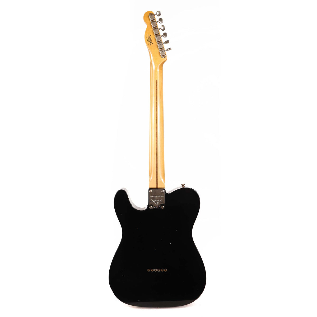 Fender Custom Shop '50s Thinline Telecaster Journeyman Relic Black — 3