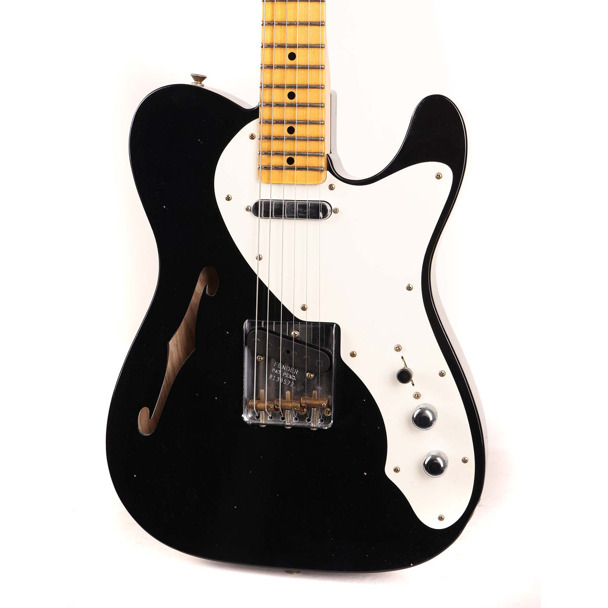 Fender Custom Shop '50s Thinline Telecaster Journeyman Relic Black — 5