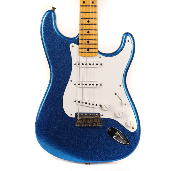 Fender Custom Shop Limited Edition Compound Radius 1955 Stratocaster Journeyman Relic Blue Sparkle