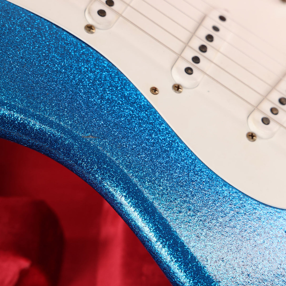 Fender Custom Shop Limited Edition Compound Radius 1955 Stratocaster Journeyman Relic Blue Sparkle 2025 — 7