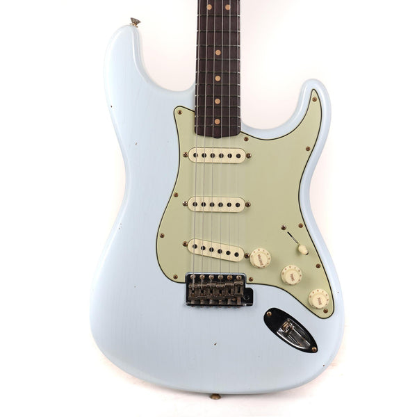 Fender Custom Shop Limited Edition '64 L-Series Stratocaster Journeyman Relic Faded Sonic Blue