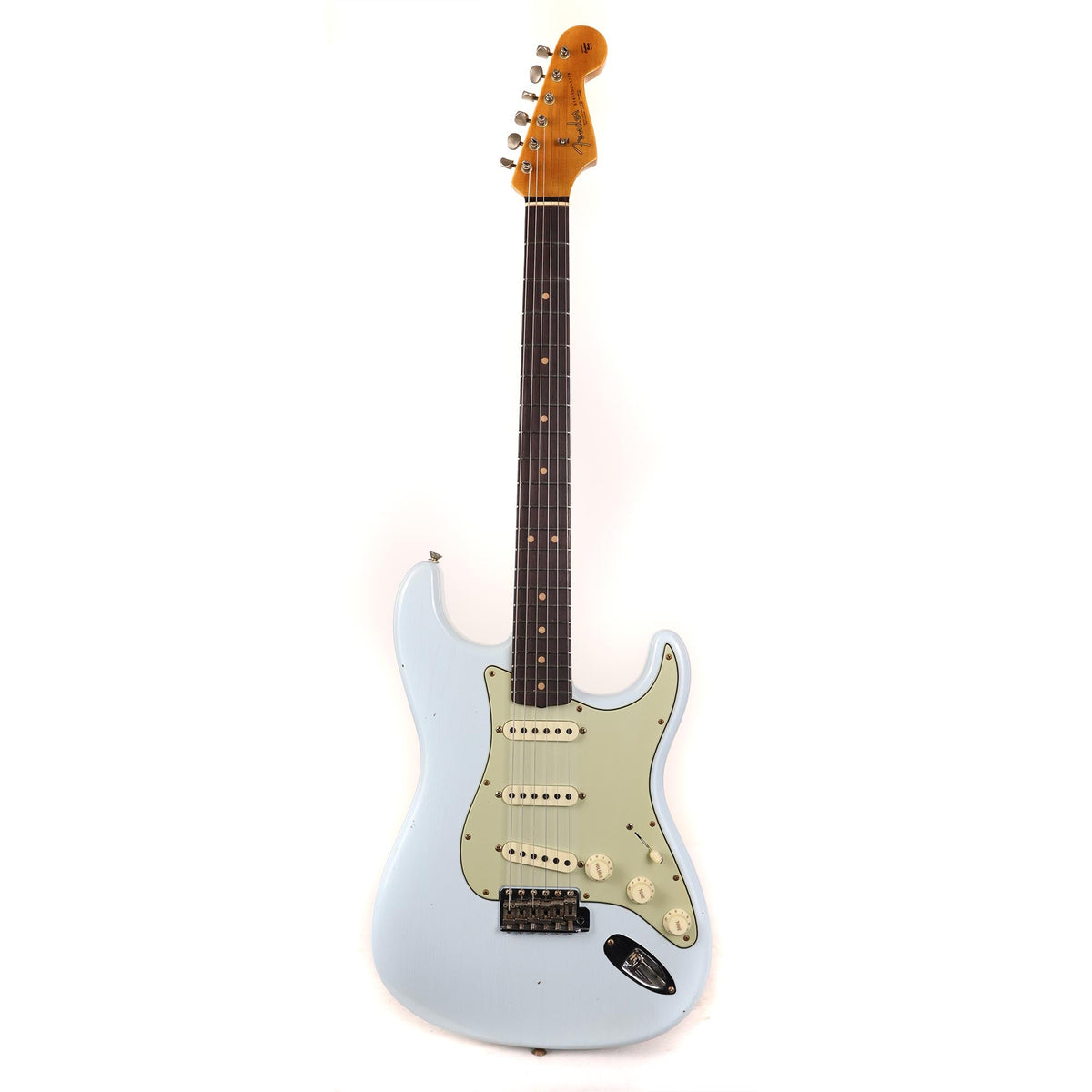 Fender Custom Shop Limited Edition '64 L-Series Stratocaster Journeyman Relic Faded Sonic Blue — 2