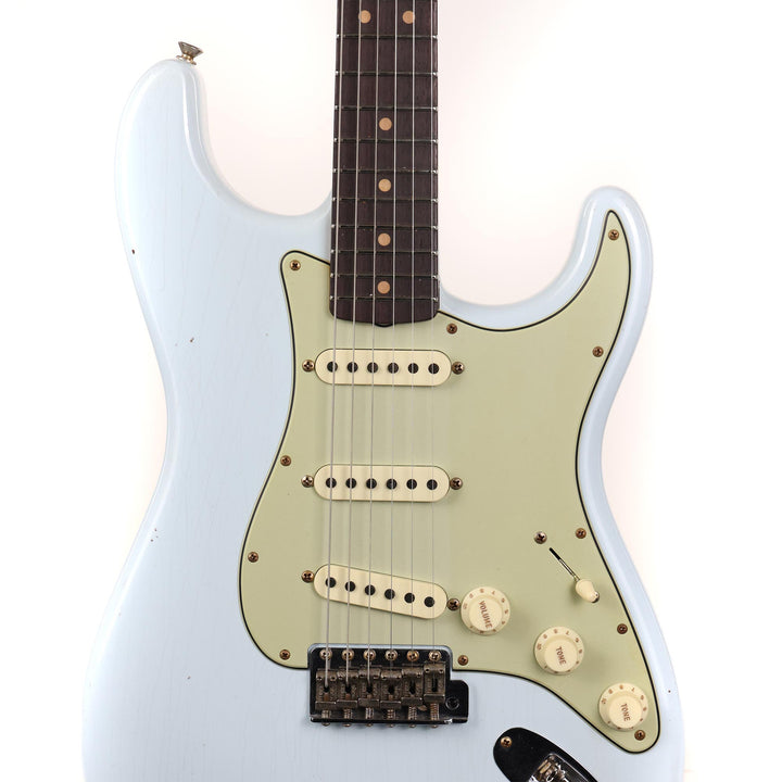 Fender Custom Shop Limited Edition '64 L-Series Stratocaster Journeyman Relic Faded Sonic Blue