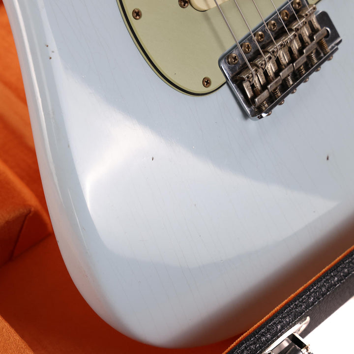 Fender Custom Shop Limited Edition '64 L-Series Stratocaster Journeyman Relic Faded Sonic Blue