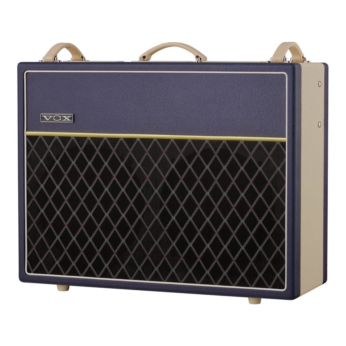 Vox AC30C2TTBC Limited Edition 2x12 30W Guitar Combo Amplifier Blue and Cream — 1