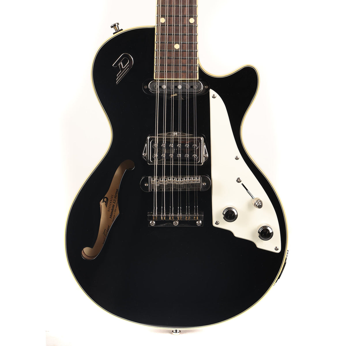Duesenberg Mando 12-String Black 2025 — 1